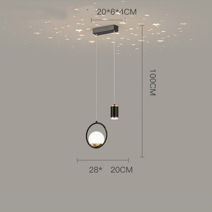 Élégance Aérienne et Éclairage Raffiné - Lampe Suspendue