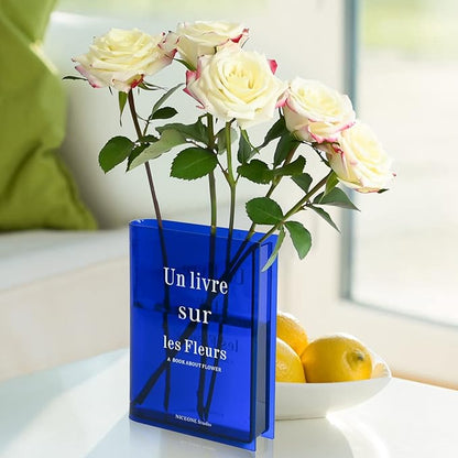 Vase "Un livre sur les fleurs"