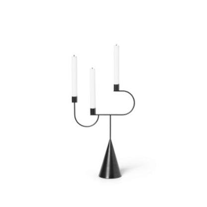 La elegancia de la sencillez: candelabro moderno y minimalista