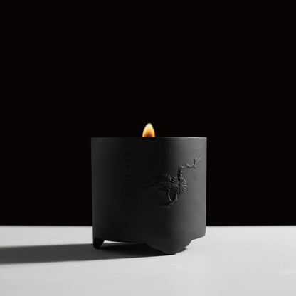 "Éveil Spirituel" Bougie d'aromathérapie au Bois d'Encens noir