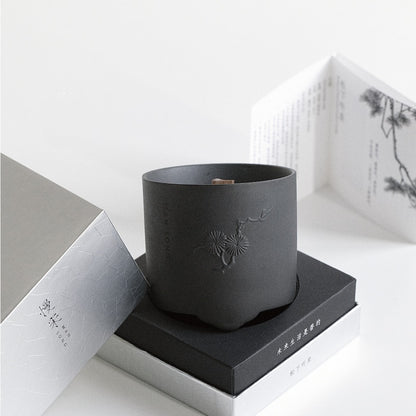 "Spiritual Awakening" Black Incense Wood Aromatherapy Candle