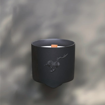 "Spiritual Awakening" Black Incense Wood Aromatherapy Candle