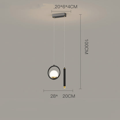 Élégance Aérienne et Éclairage Raffiné - Lampe Suspendue