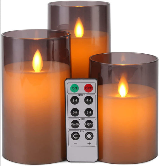 LED electronic candle with remote control